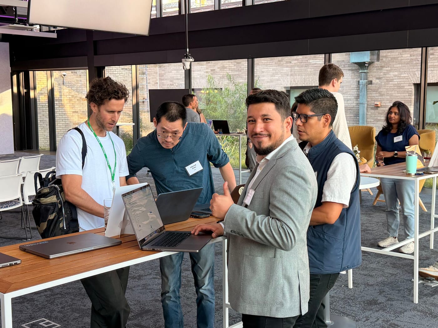 Alcir at a tech event in New York